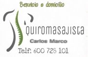 Carlos Marco Pechuan. Quiromasajista